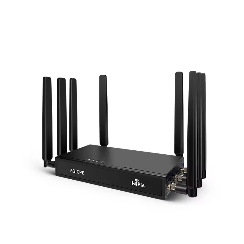 LINBLE New 5G CPE Wireless Router 1800M WiFi6 Dual Line Backup IPv6 Integrated 3G/4G/5G 2.4G Frequency WPA Home Office Mobile